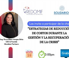 Webinar: Estrategias de Reducción de Costos Durante la Gestión y la Recuperación de la Crisis