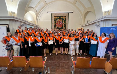 Graduación de la 16ª. Edición Máster en Microfinanzas y Desarrollo Social por la Universidad Alcalá en España.